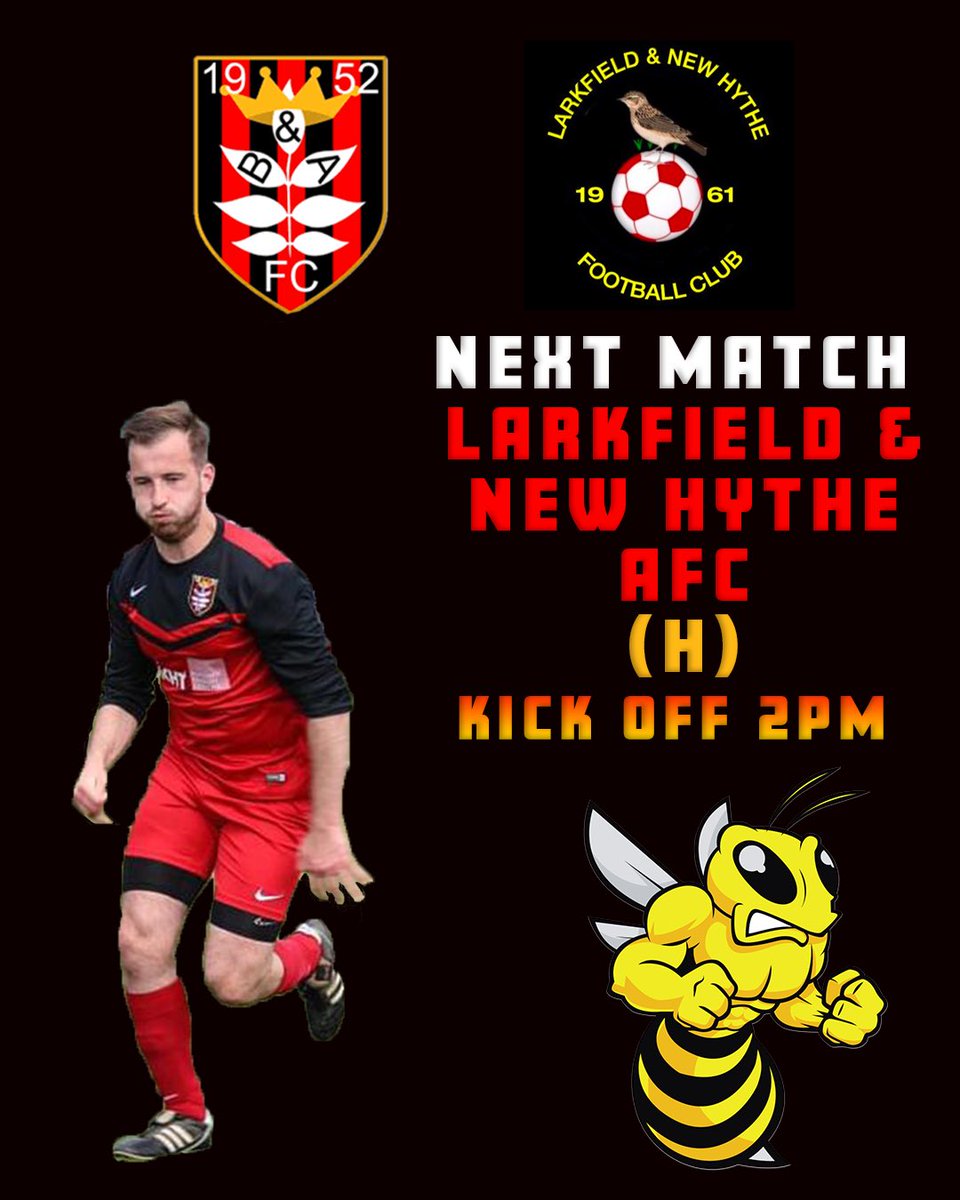 NEXT FIXTURE ⚽️

This week we take on @lnhathletic in the league at home. We look to continue the good run of form we’re on and bag another 3 points. 2pm kick off. 

🐝🐝🐝

#localfootball #localclub #sevenoaksfootball #tunbridgewellsfootball
