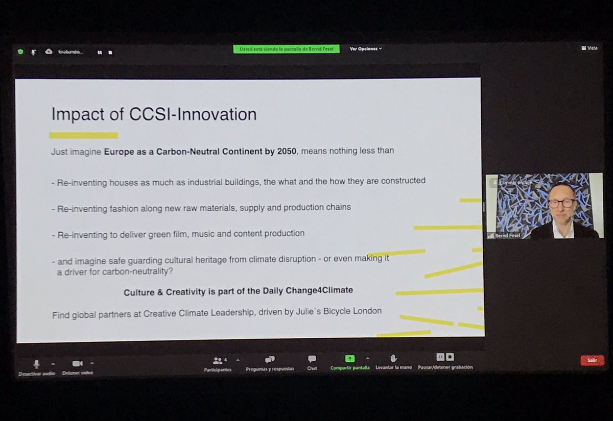 OihaneZM's tweet photo. Just imagine Europe as a Carbon-Neutral Continent by 2050? Such an insightful and inspiring presentation by @Bernd_Fesel at today’s #CCIs and Innovation Contrast Conference. https://t.co/SnIEdHwWJb
