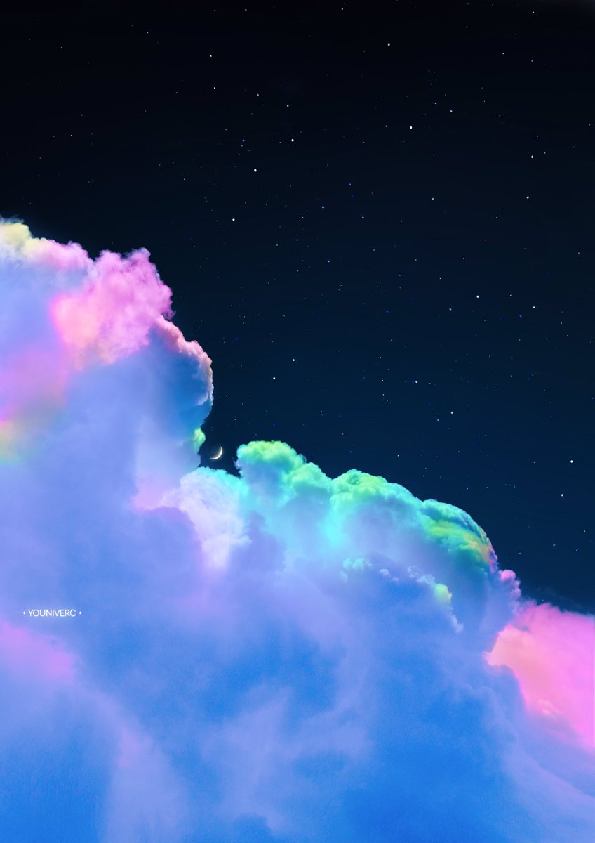 cotton candy clouds🌈 #clouds #sky #universe #photography #rainbow #nft #nftartist #cosmos #vaporwave #starseed #ArtistOnTwitter #nftcommunity #PhotographyNFT #artworks #colorful