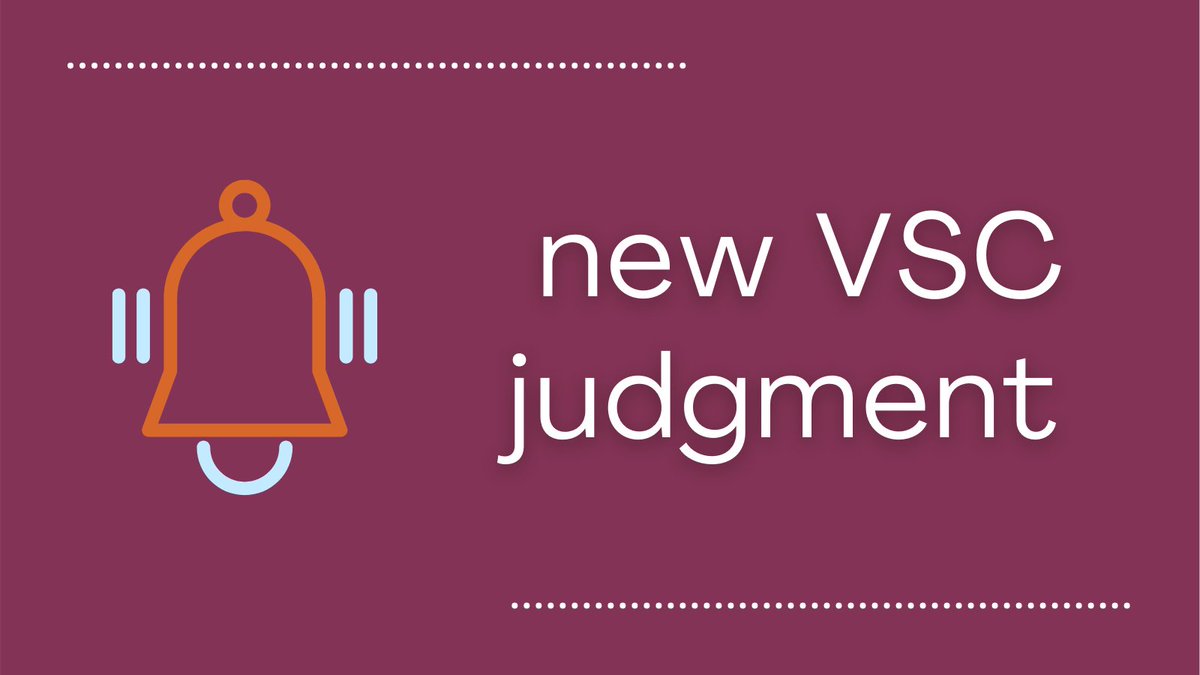 LawLibraryVic's tweet photo. Court of Appeal #Judgment #viclaw #auslaw #PracticeAndProcedure #InterlocutoryInjunction
Harding v Sutton 
https://t.co/7OkqafMsap https://t.co/CcCIhcYE6O