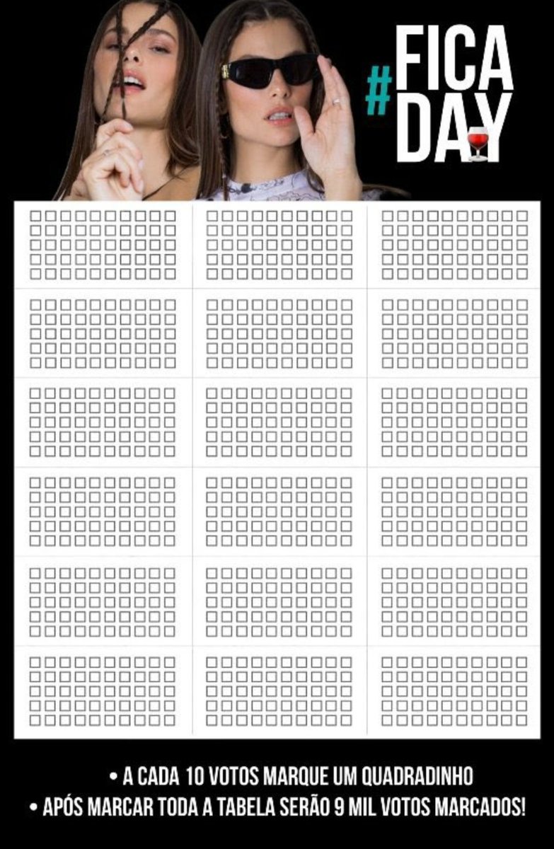 FandomRosmello's tweet photo. LET'S VOTE AS IF IT IS THE FINAL. FILL IN EACH BOX PER PERSON!!! #TeamDayane #TeamDay #DayAndFarm #DayaneMello #MELLOS #rosemello #dayline https://t.co/wmPX2N8qJj