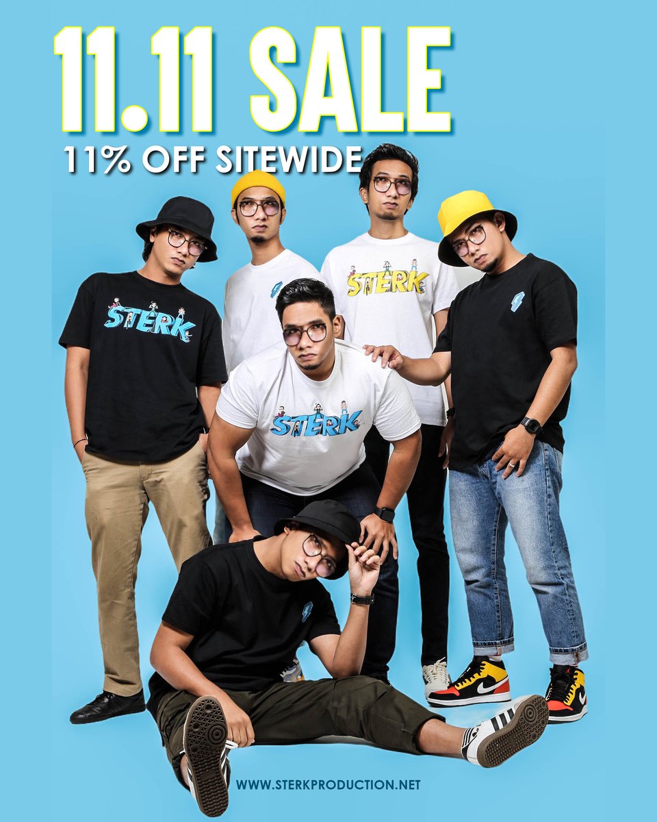 SterkProduction's tweet photo. 11% OFF sitewide untuk semua Sterk Merch di https://t.co/csIAnSf93M π₯ #SterkProduction #SterkMerch https://t.co/QcQFnoOwq5