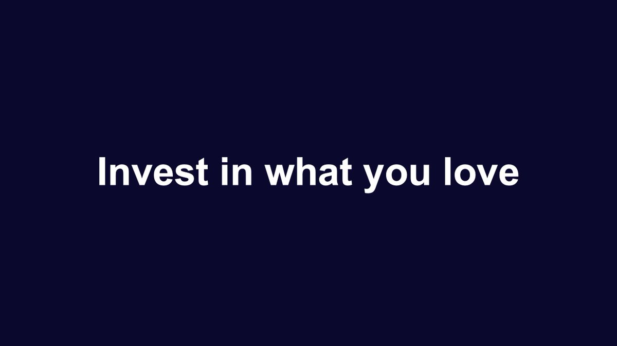 😍 If you #love being a host or guest on #Airbnb. Why wouldn't you invest in Airbnb stocks? 
😍 If you #love your #Apple products? Why wouldn't you accumulate Apple stocks? 
😍 If you'd #love to buy a #Tesla. Why wouldn't you buy Tesla stocks first? 

#Invest in what you #love!