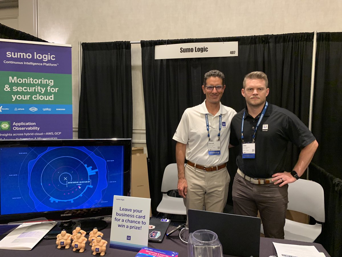 MsChristy_TX's tweet photo. @SumoLogic special thanks for coming to the @APIGlobal #APICybersecurity conference.  They are The Only Cloud-Native, Real-Time and Unified Logs and Metrics Analytics Platform. #2021APICybersecurityChair https://t.co/JdufmFBOAO