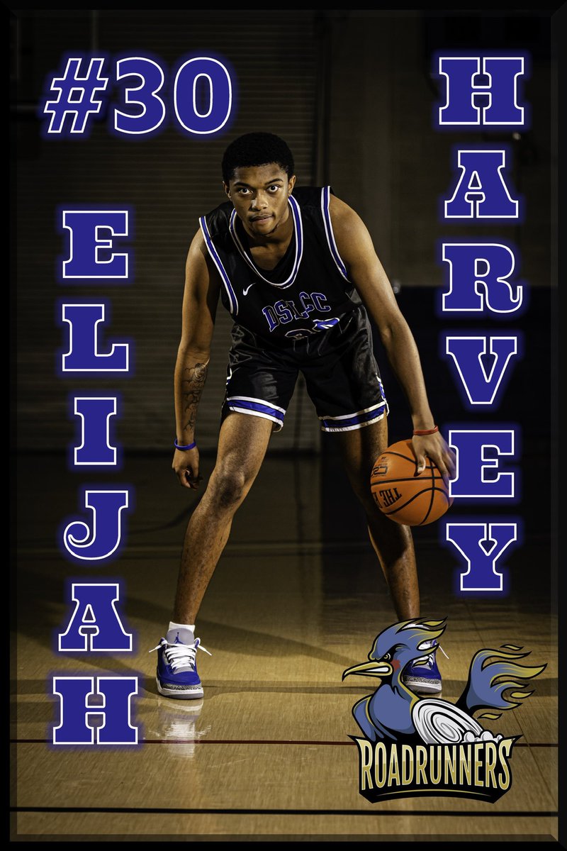 DSLCCBasketball's tweet photo. Your #DSLCC #Roadrunners and @Esossa4 will be in the road Friday night 11/12/21 against @HosannaBBall. Tip-off is scheduled for 8PM. @VirginianSports @MarkPifer26 @roundupwithrome @Region10Sports @small_college1 @NJCAA https://t.co/B8ApF9obrG