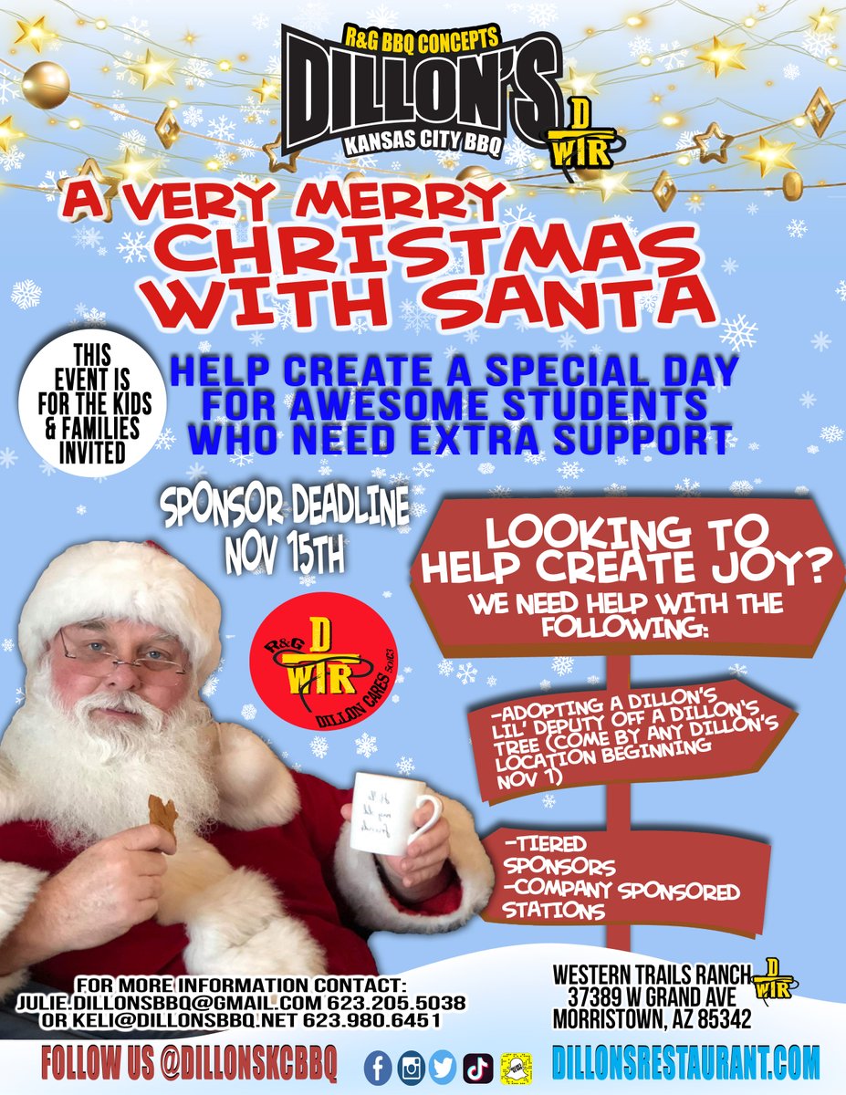 RGDillonCares's tweet photo. Exciting news... we've adopted 200 awesome kids and families that need some extra help this holiday season! If you would like to adopt any families or kids, please let us know. #tistheseason #holidayspirit #adopt https://t.co/sRWg7m2M4U