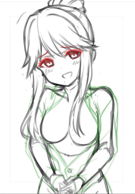 ラフが見たいと言われたのでお粗末 