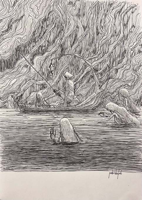 #線画の日 