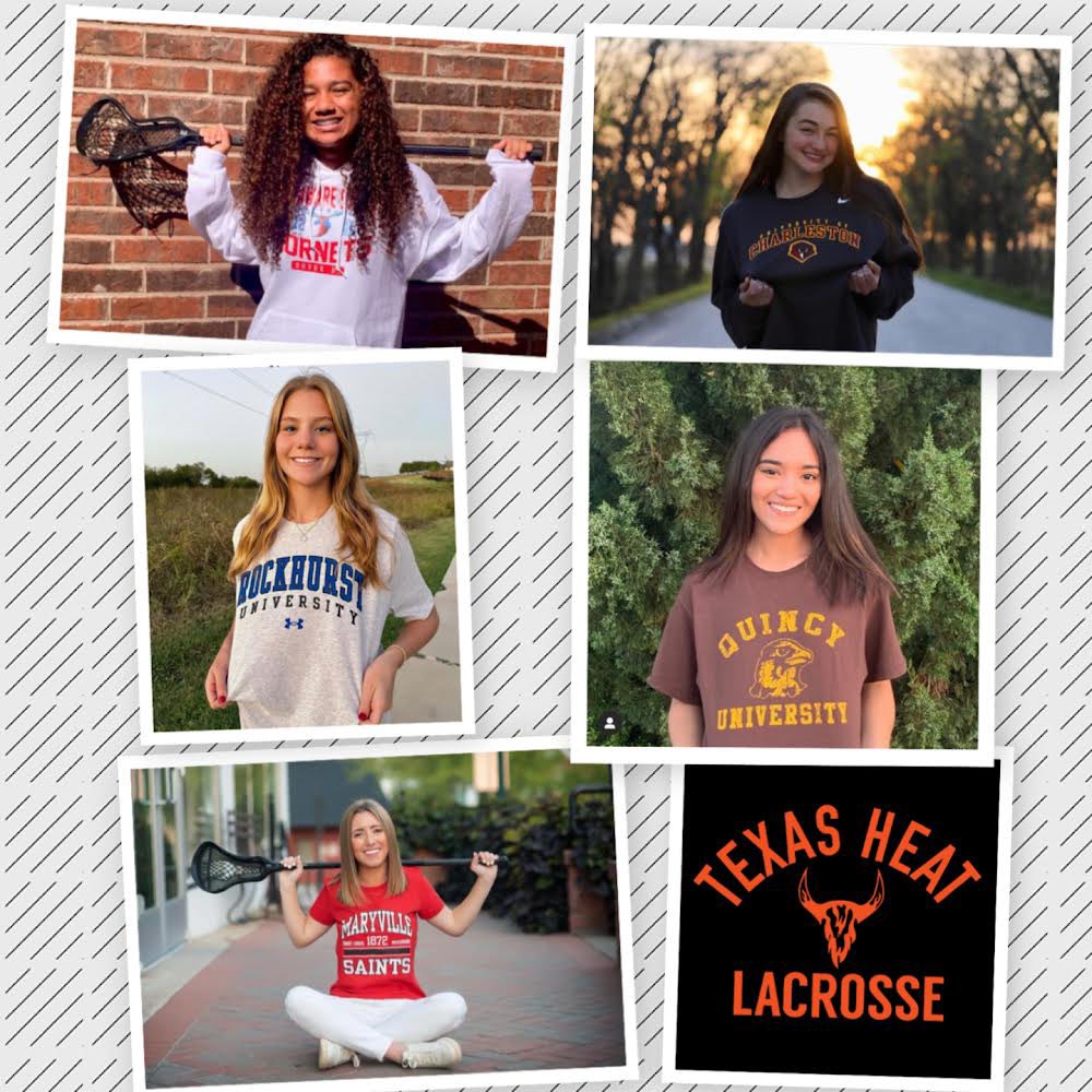 An awesome day for 5 incredible young ladies as they all signed their NCAA National Letter of Intent! 🔥🥍🔥🥍🔥🥍Congratulations to each and everyone of you!! 👏🎉🎊 Everyone in the Texas Heat family is extremely proud of you!!!💪🔥💪🔥💪 <a href="/GirlsProsper/">Prosper Girls Lacrosse</a> <a href="/RWGirlsLAX/">Rockwall Girls Lacrosse</a>