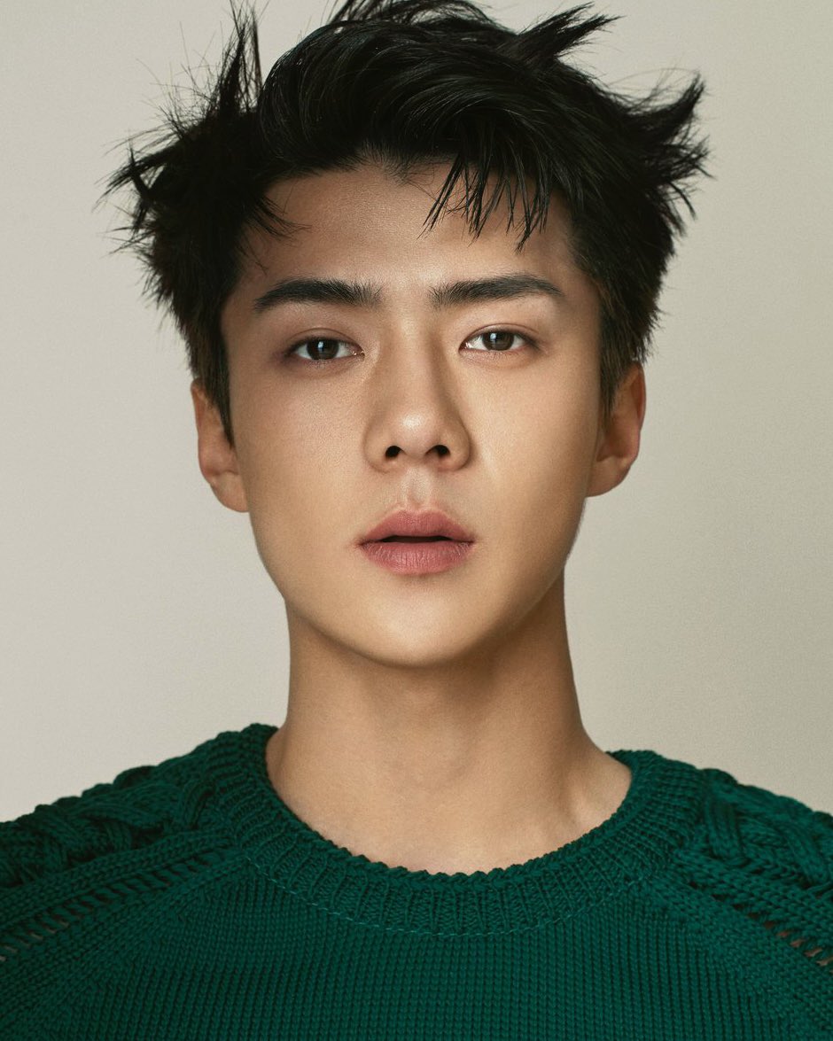 ohsenh's tweet photo. sehun in 2017              sehun in 2021 https://t.co/6I4GKVeO8c