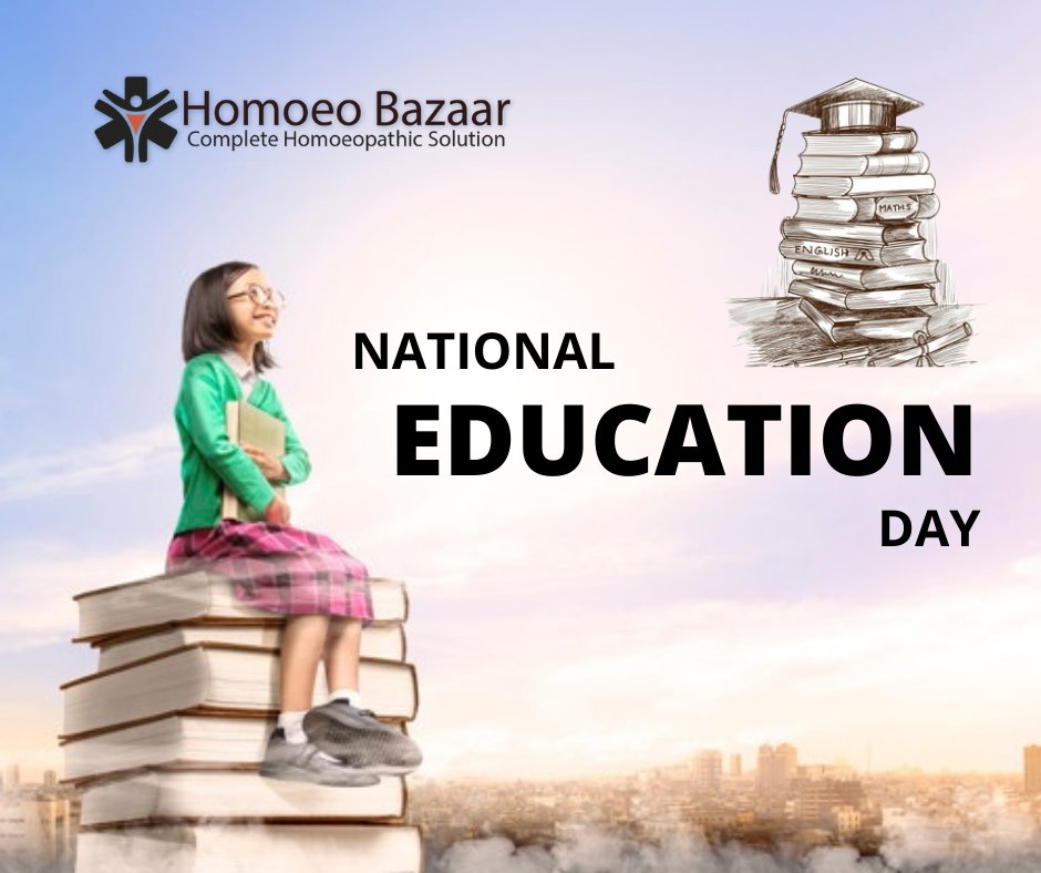 homoeobazaar's tweet photo. #NationalEducationDay2021  #EducationDay #Homoeobazaar 
National Education Day is celebrated on 11th Nov Every Year to commemorate the birth anniversary of Maulana Abdul Kalam Azad. We wish every child gets compulsory primary education. Education is the foundation of any Nation https://t.co/Er2LqVT6rx