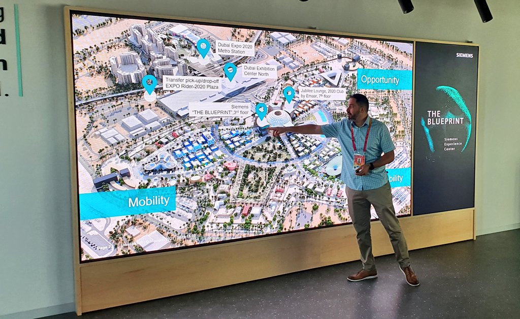 Today is my second day at #EXPO2020: a glimpse behind the scene to discover the "invisible", such as digitalization, connectivity, IoT and #sustainability. <a href="/msergie/">Mohammed Aly Sergie</a>
#SiemensEXPO2020.