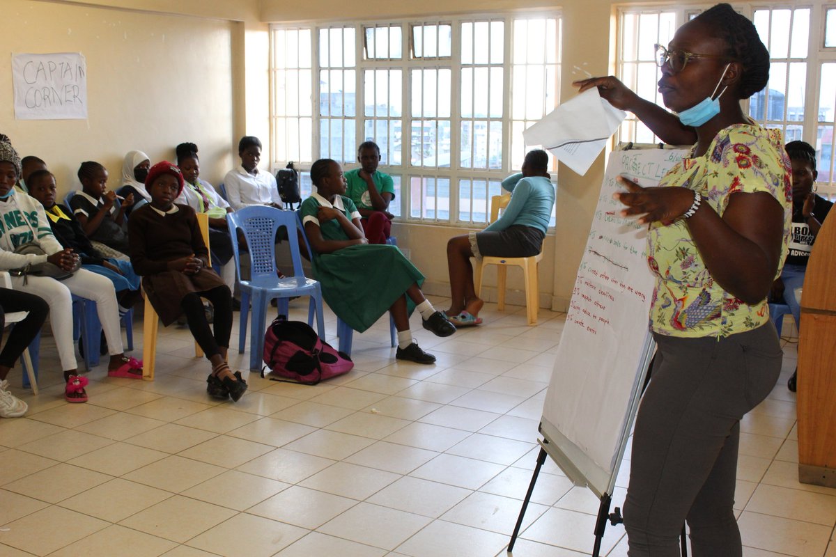 Boxgirlskenya's tweet photo. We conducted a Leadership Training to train the girls in Our program in order to build leadership skills and we hope there will be increased number of girls taking up leadership position and becoming the change agents in theirs schools and communities.
#talentleader
#Captain https://t.co/3Ffhwrl2jU