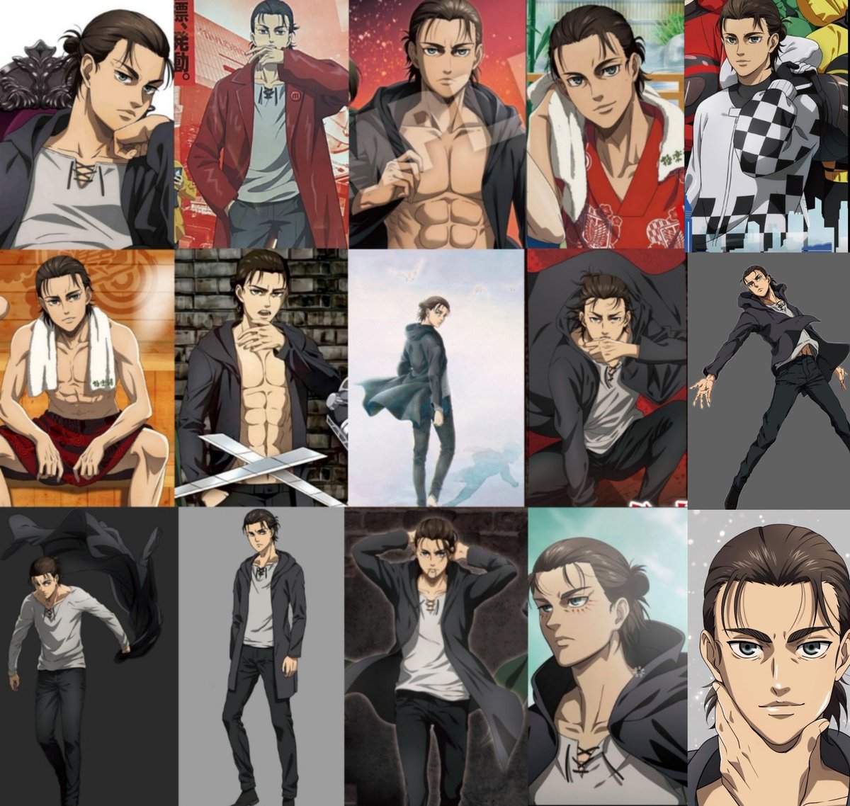 erenphilee's tweet photo. Manbun Eren Yeager is Mappa's fav https://t.co/tGertAYMbs