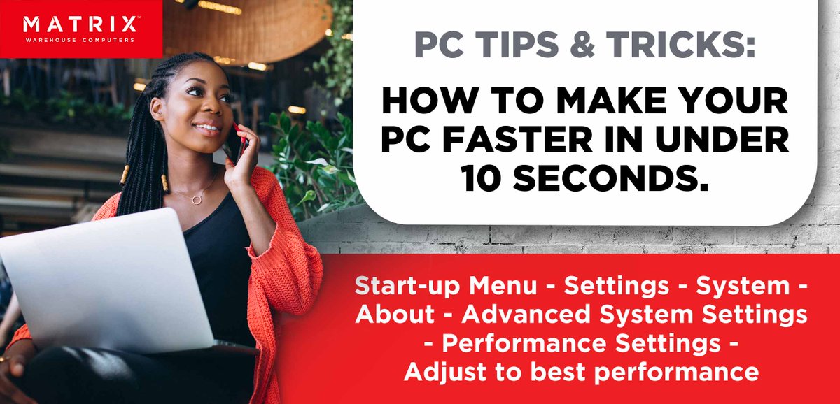 💚PC Tips &amp; Tricks!💚How to make your PC faster in under 10 seconds! 🔥👇💙🥳❤️🔥
#Matrixwarehouse #PC #Tips #Tricks #Gaming #Work #Faster #11Nov #Thursdayvibes #ThursdayMorning #Home #Office #Business #Student #Innovation #Computers #Technology #OnlineShop