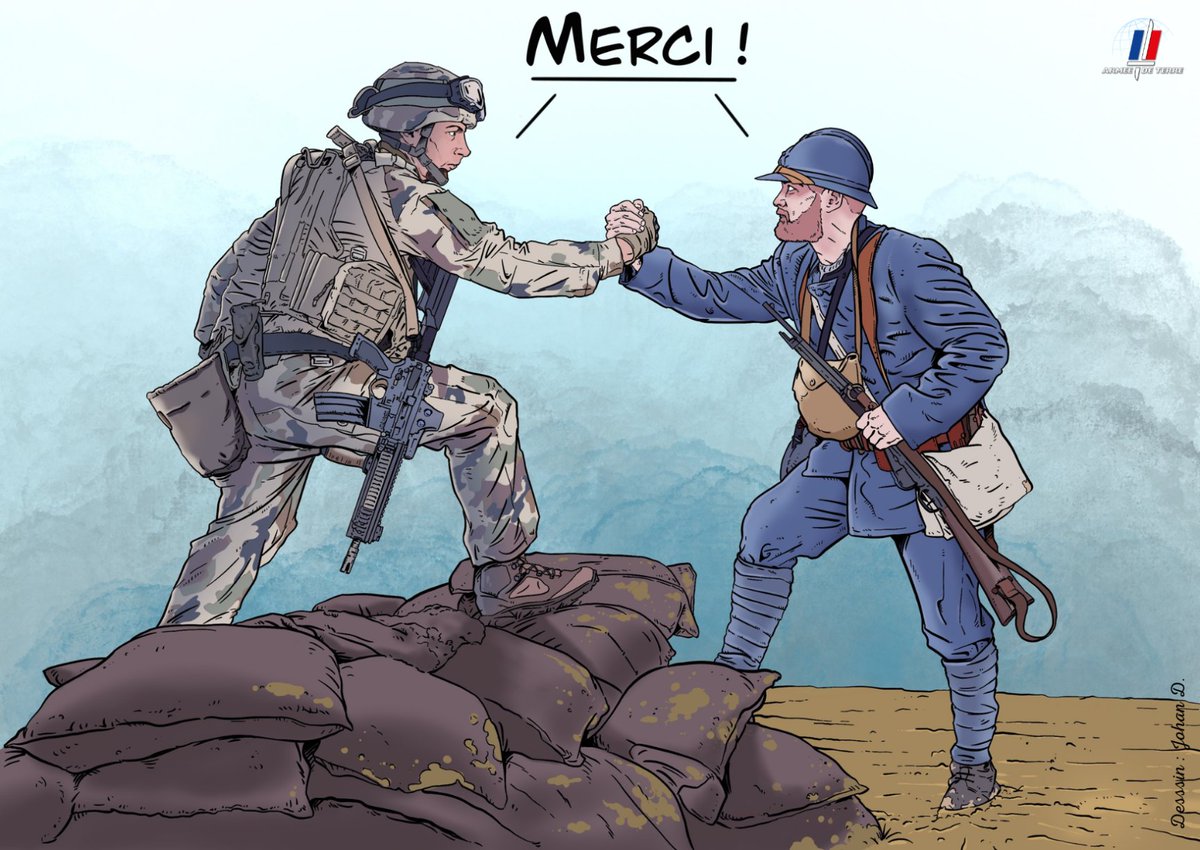 armeedeTerre's tweet photo. [Devoir de mémoire 🇫🇷] Nous sommes les garants d'un héritage &amp; d'une Flamme qui ne s'est jamais éteinte.

#LeSaviezVous ? Le #11Novembre rend hommage à tous les soldats morts pour la Patrie depuis la 1re Guerre mondiale jusqu'à nos jours.
#EnLeurSouvenir 👉https://t.co/kknwIDPNDT https://t.co/Ccymj3iF75
