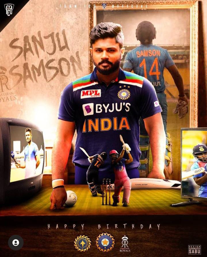 *_HAPPY BIRTHDAY  SANJU SAMSON   _* 