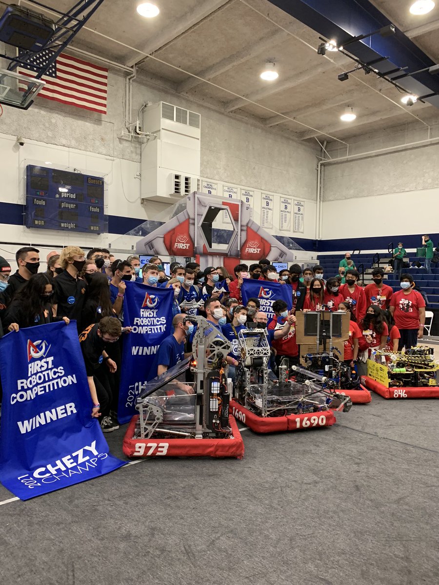 Chezy Champs was an absolute blast! Thank you to all the teams and volunteers for making this event possible, and congratulations to our winners, teams 1690, 973, 4499, and 846. We hope to see you all next year!
