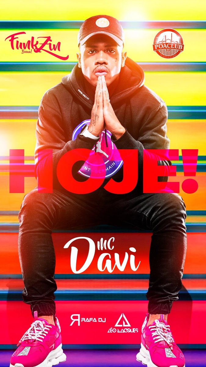 Rafadjoficial's tweet photo. É hoje @mcdavioficialsr no #Funkzin do #poaclub 🔥🔥🚀🚀 https://t.co/5y907lZUWF