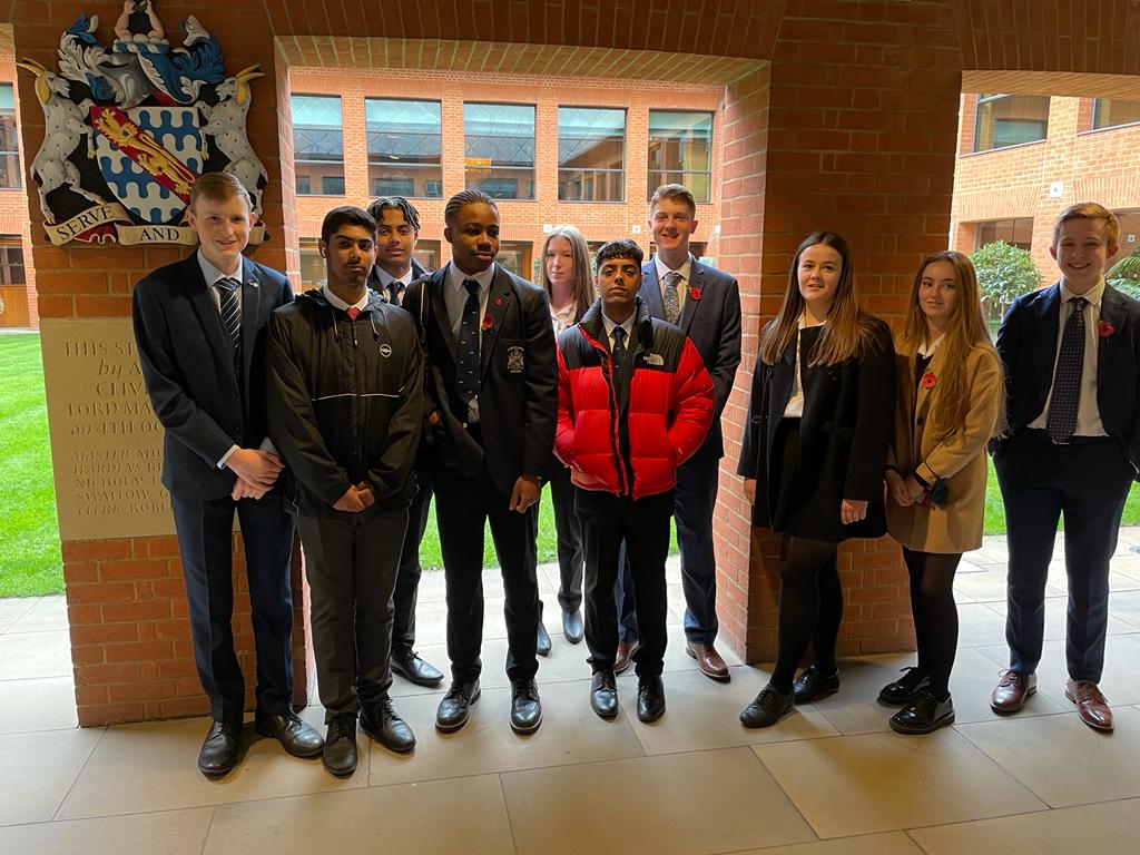 HA_BusinessDept's tweet photo. On Monday of this week, 10 of our lower sixth business and economics students attended a superb #employability awareness event at Haberdashers' Hall. Thanks to the Worshipful Company of International Bankers for organising the day. @HabsAdamsGS @careers_ha https://t.co/JallUU3vH3