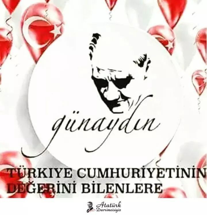 Günaydın Dostlar. 
Günaydın Cumhuriyet kıymetini bilenler ❤