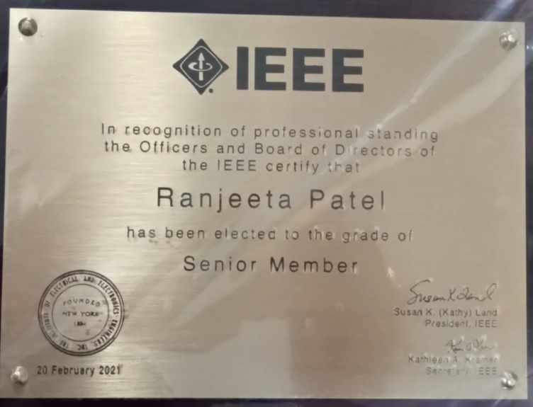 KiitSoee's tweet photo. Dr. Ranjeeta Patel is an Assistant Professor (II) in KIIT - Kalinga Institute of Industrial Technology. She was recently elevated to IEEE Senior member in 2021. #kiitsoee #electricalkiit #WeLoveKIIT https://t.co/yV6fCUnfUk