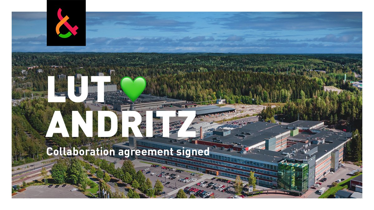 We just signed a major collaboration agreement with ANDRITZ Oy. This collaboration will enable us to build more laboratory facilities on our Lahti campus in Southern Finland 🚀

➔ Read more: bit.ly/3wCqBrP
➔ Lue lisää: bit.ly/3Db73gI

#uniLUT
#landofthecurious