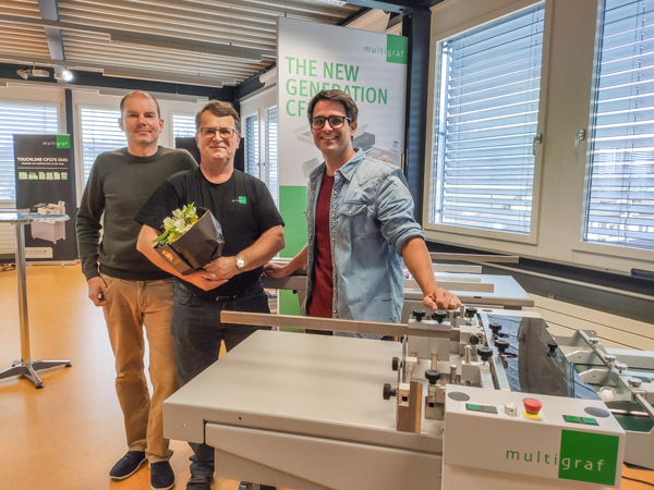 multigraf_swiss's tweet photo. Congratulations to 25 years of Multigraf: Urs Stimpfl
Urs Stimpfl joined our company on 1 November 1996. On behalf of the entire workforce we wish Urs the very best for this rare jubilee.
https://t.co/S39pUeMMku
_____
#multigraf #jubilee #congratulations #oem #printfinishing https://t.co/TnEfUxHNBz