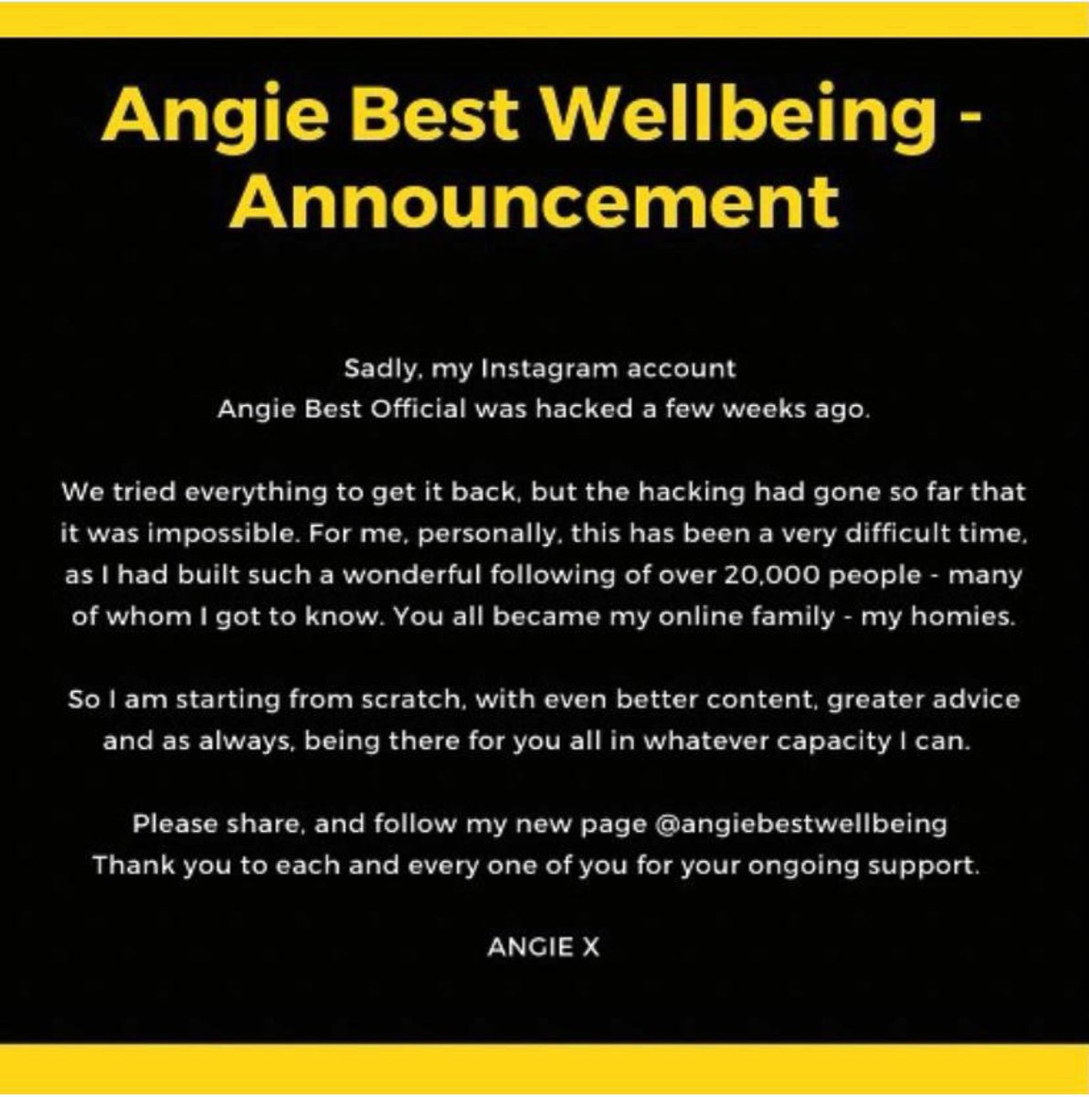 CalumBest's tweet photo. For any @AngieBest Insta followers x https://t.co/OnZAZXlRmk