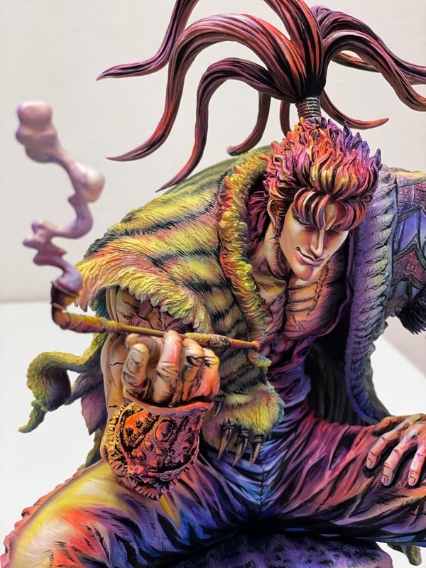 【新品未開封】花の慶次極statue vol.1 前田慶次　シリアルNo. 一桁 花の慶次 極statue vol.1 前田慶次 イラストカラー173体限定版