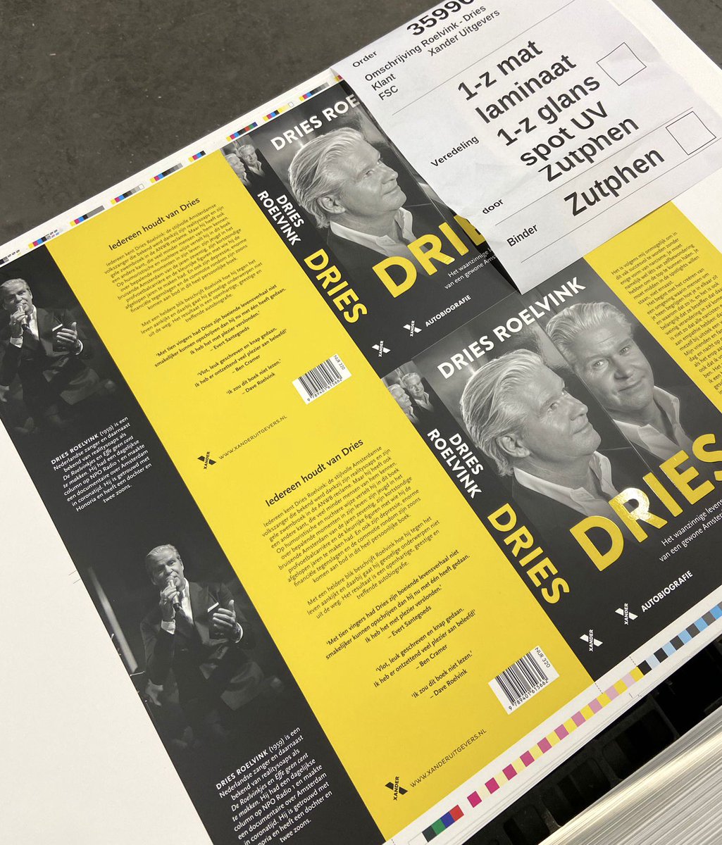 Mijn boek rolt nu van de persen !