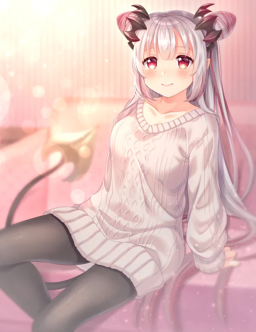 縦セタはいいぞ…✨(私服描こうとすると着せがち)
#縦セタの日 