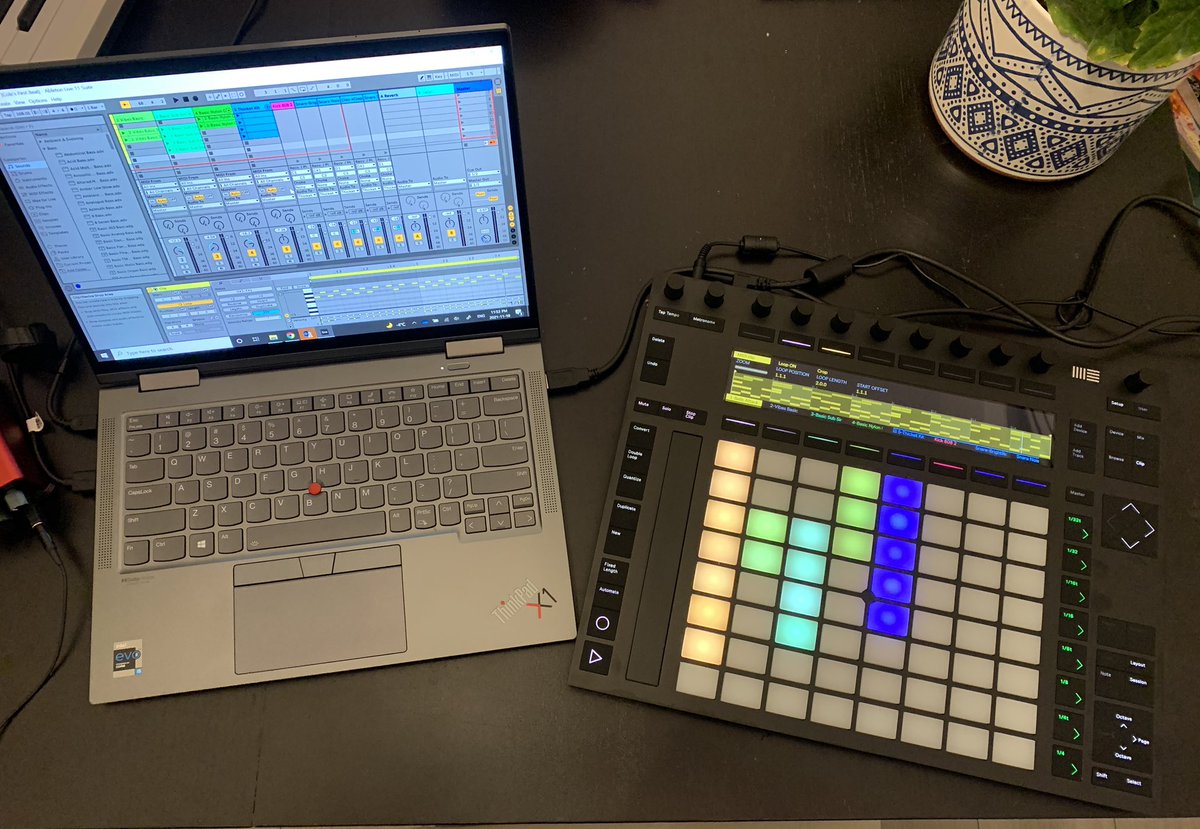 colinvdr's tweet photo. Learning some new creating/performing tools! Excited to start introducing IBDP Music students to #abletonpush2 next week @STSConnections https://t.co/NQVVV43WFc