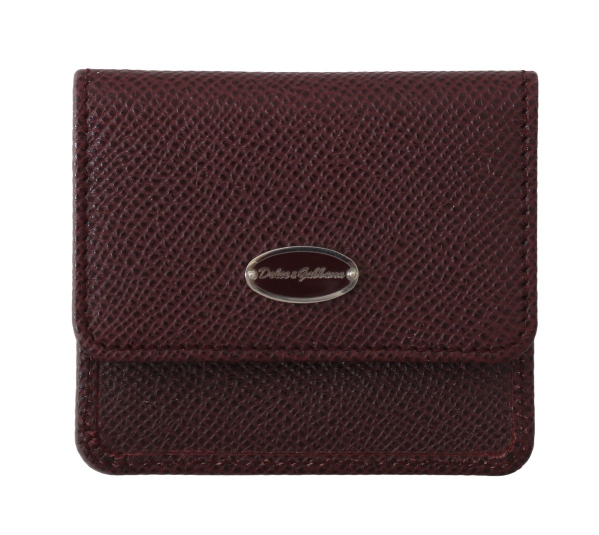 Dolce and Gabbana Bordeaux Dauphine Leather Pocket Condom Case bit.ly/31Lb8dD #safesex #condoms #giftguide #DolceGabbana #wallets #christmasgift #dauphineleather