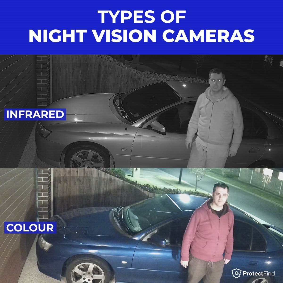 ProtectFind's tweet image. There are two types of Night Vision security cameras. Infrared and Colour.

Learn more about the pros and cons of these night vision cameras in this article: protectfind.com.au/security-camer…

#securitycameras #nightvisioncameras #cctv