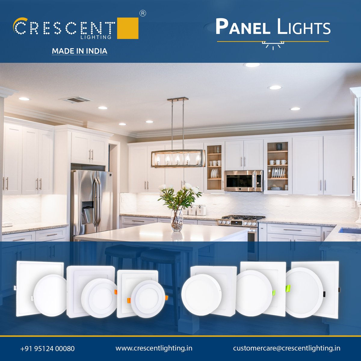 Crescent_LED's tweet photo. Because your homes deserves the best!!
Light up your world with Crescent Lighting's wide range of Panel Lights.
Visit:https://t.co/m2KhauRtRt
#CrescentLighting
#CrescentSmart
#BeatTheChinese
#MadeInIndia
#PanelLights https://t.co/gFfC7q3SmW