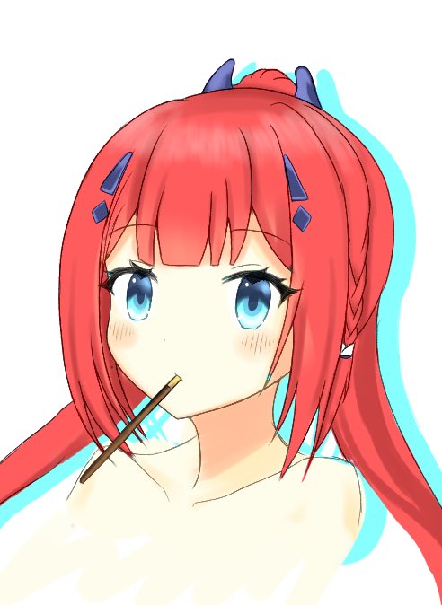 ポッキーの日らしいので、課題を放り投げて超大急ぎで描いてみました。やばいよ……課題がやばいよ……( 0言0*  )ぶえええええ! 