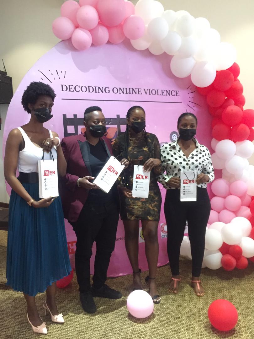 WHRDNU's tweet photo. On 10th November, 2021 @WHRDNU was delighted to be part of launching the three animated videos that indicated forms on online violence by @HerIntert. We continue to condemn online violence among WHRDS in Uganda.
CyberBullyingEndsNow
#HERONLINESAFETY
#nottodaybully https://t.co/lqsYmwYjoF