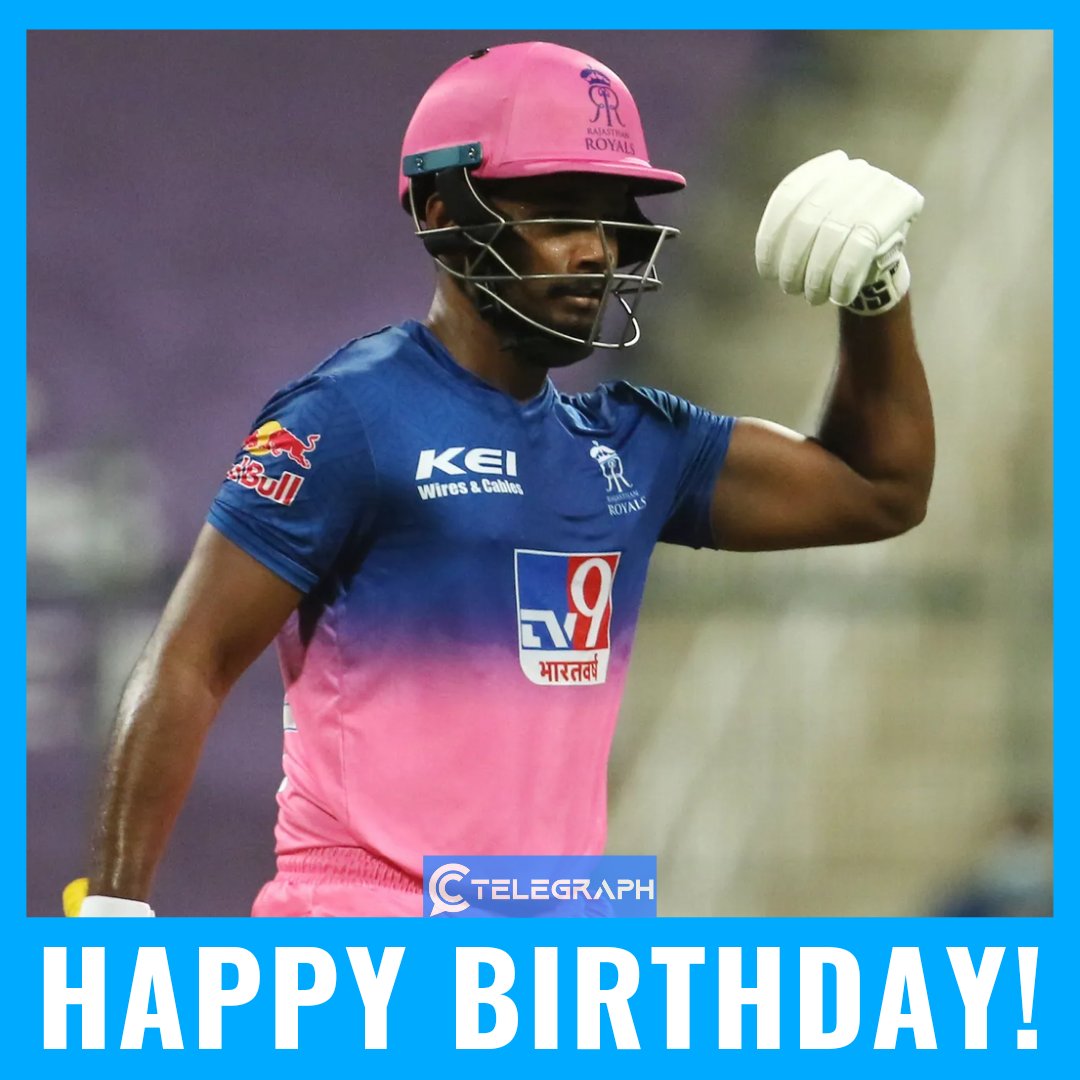 Happy Birthday to Rajasthan Royals skipper, Sanju Samson      