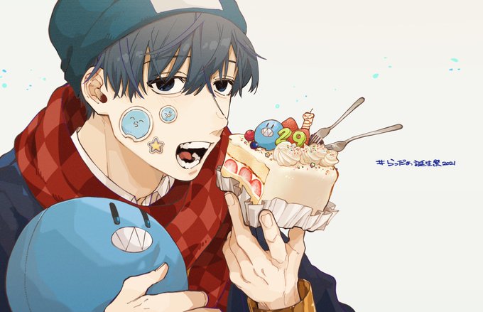 「cake slice looking at viewer」 illustration images(Popular)