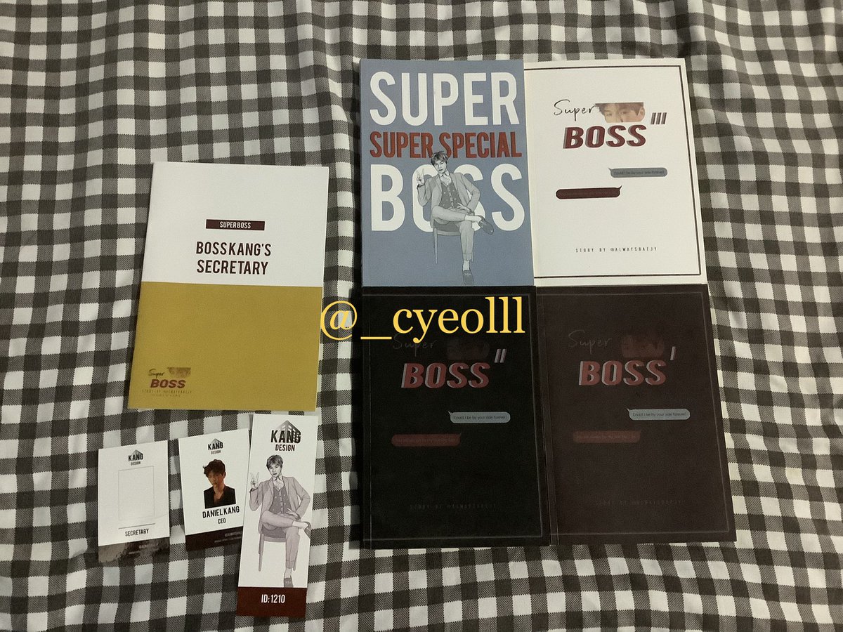 _cyeolll's tweet photo. ส่งต่อ super boss แดนฮุน ของแถมครบสภาพเต็มร้อย ทักมาขอดูรูปเพิ่มได้นะคะ 500รวมส่งค่ะ #บอสคัง #ส่งต่อฟิค #ส่งต่อนิยายมือสอง #ส่งต่อนิยาย #ขายนิยายวาย #ตลาดนัดวนว #ตลาดนัดWANNAONE #danhoon #nielwink #แดนฮุนฟิค #แดนฮุน #จอยลดา https://t.co/3l6VUrkT1j