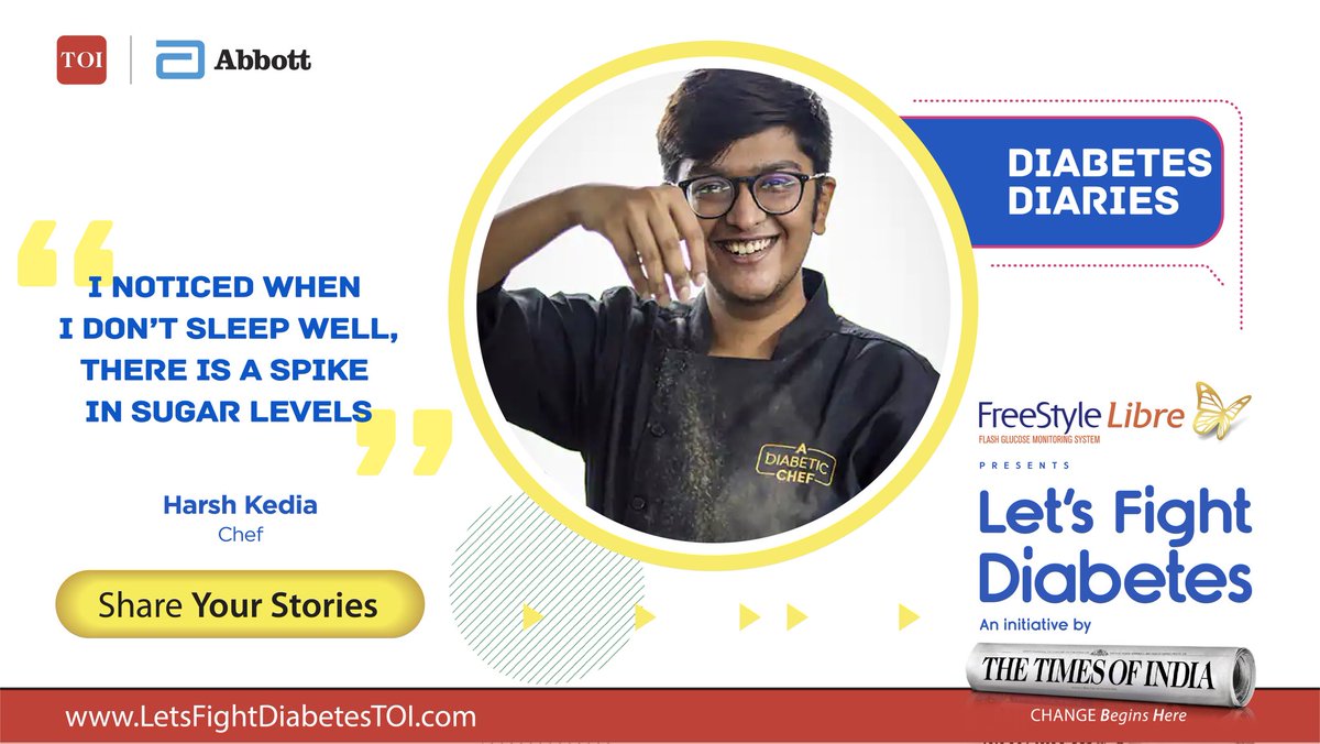 LFDiabetesTOI's tweet photo. “I have been diabetic for 10 years and it still gets challenging to understand what carbs work for your body and what don’t. I didn’t know rice is okay for me up to a certain quantity. The other thing I noticed was my sleep cycle and how it affected my sugar levels... https://t.co/4eFPR3h6Bt