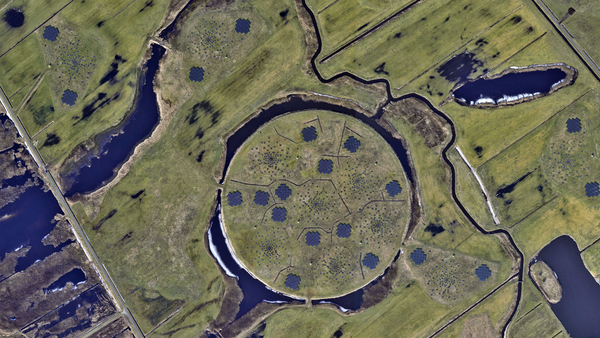 daily_image's tweet photo. New aerial image of superterp https://t.co/Mk2nT29Kf6 https://t.co/9wB97gsy8W