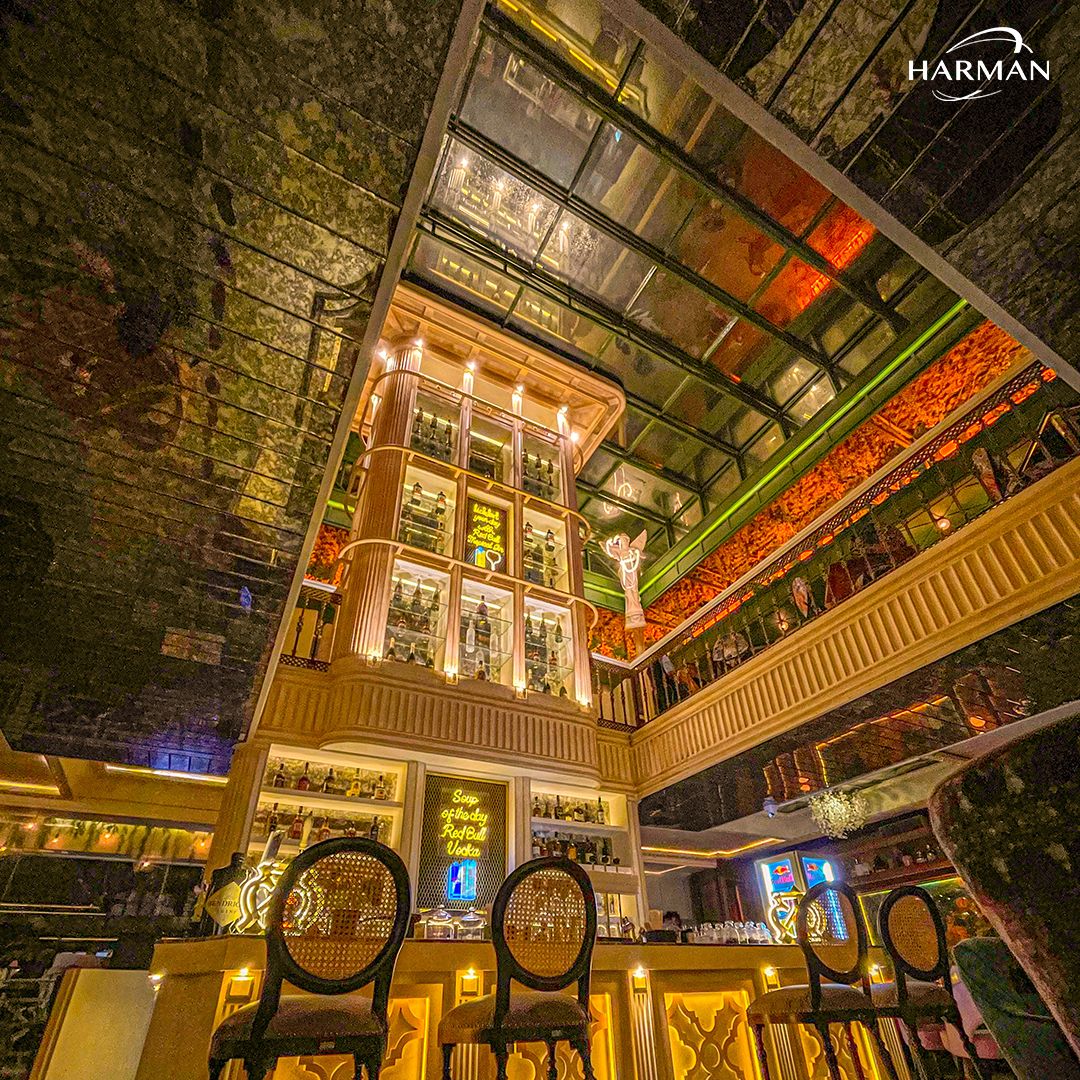 HarmanIndia's tweet photo. Now, the Secret Story Bar &amp; Kitchen in Bangalore is powered by JBL Professional speakers. Visit soon to be a part of the superior acoustic experience.
#HARMANProIndia #acoustics #entertainment #foodanddrink https://t.co/xLvM1BJxgB