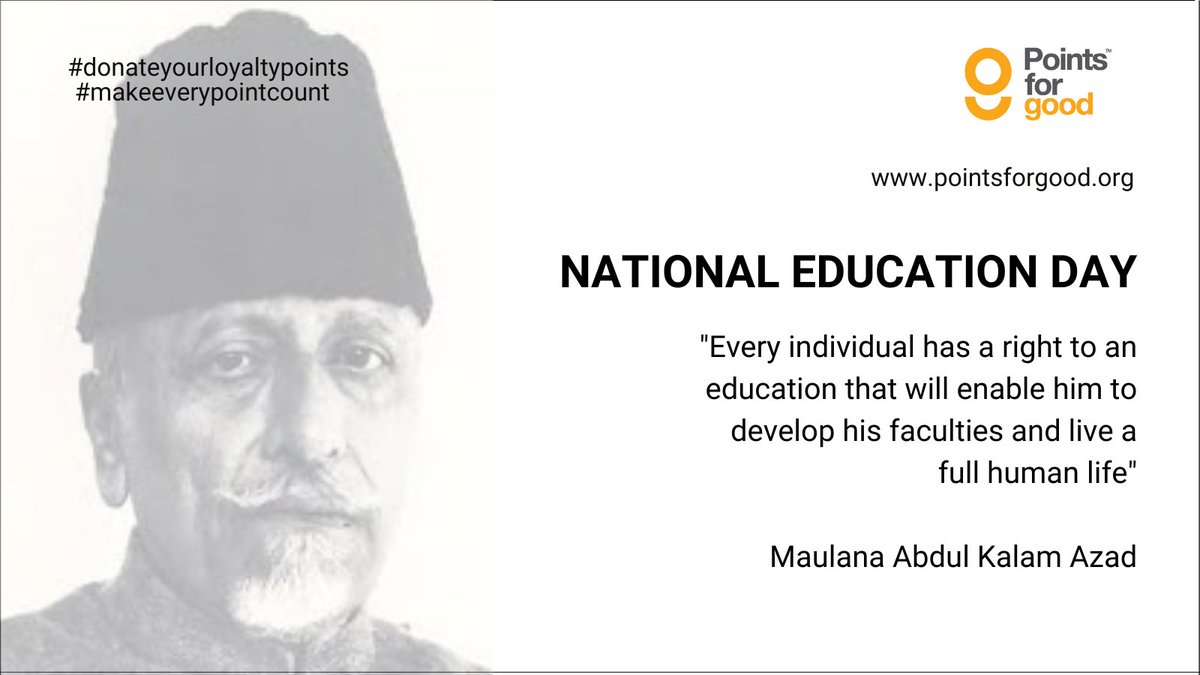 points4good's tweet image. On #NationalEducationDay pledge to donate your loyalty points to support and enable children to continue their education.
 
#makeeverypointcount by being the bridge in the digital education gap.

bit.ly/3Cc8YR2

 #pointsforgood #pointsforpeople #pointsforeducation
