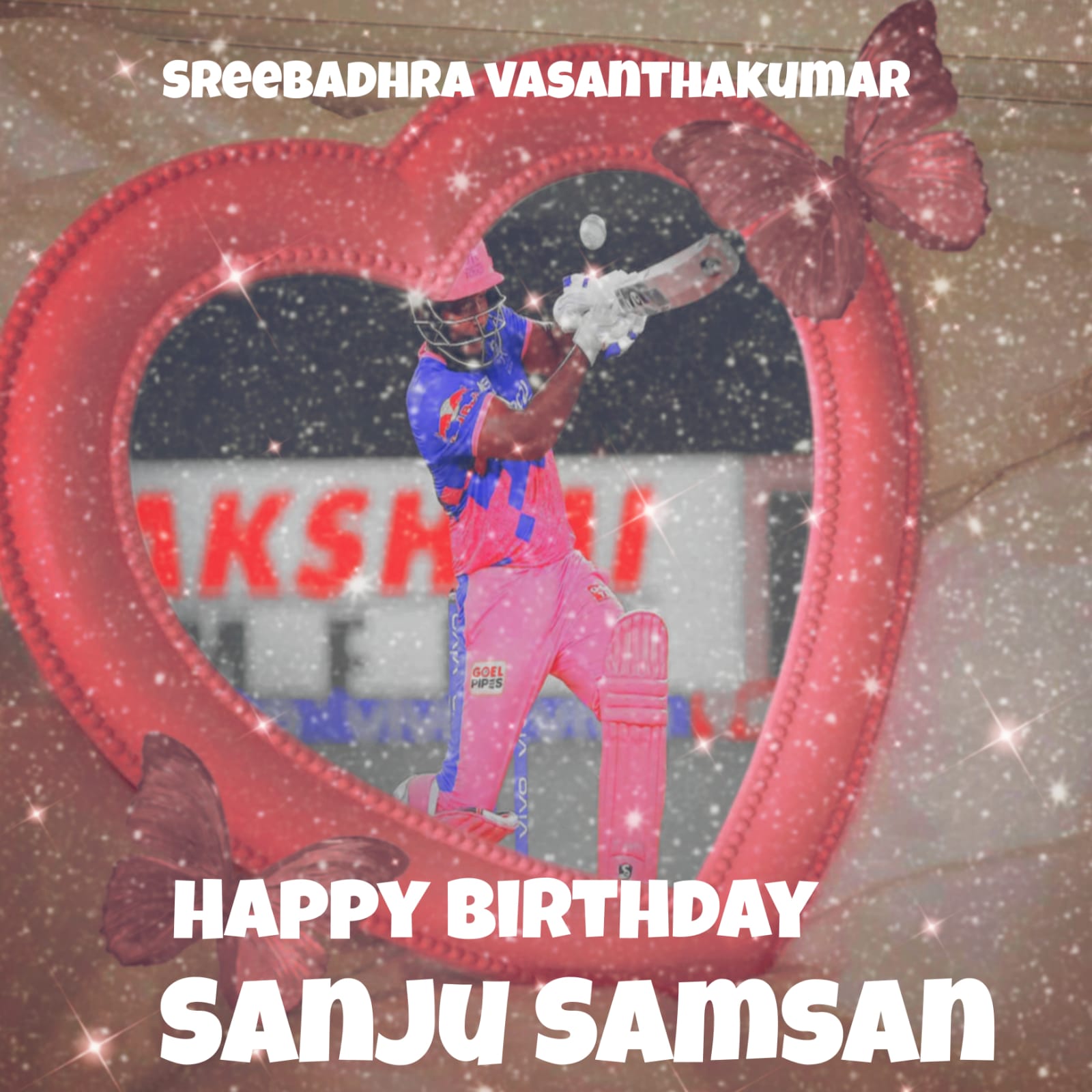 Happy birthday sanju samson   