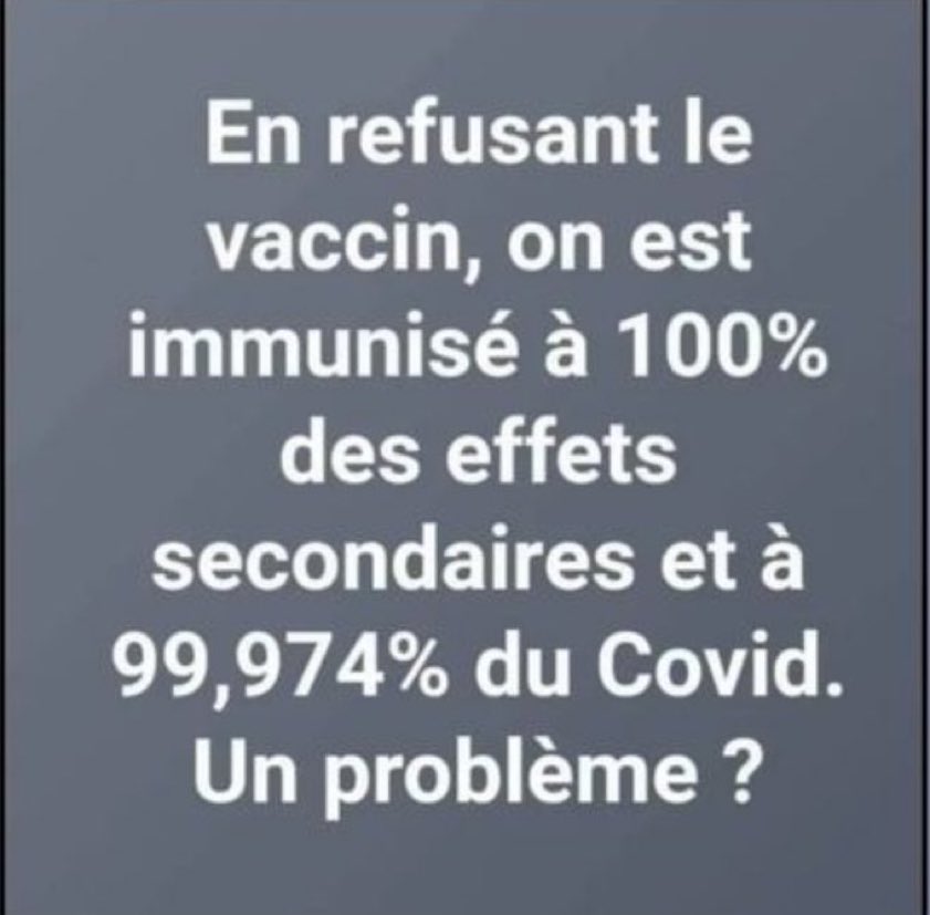 facileogains's tweet photo. Je viens de me rendre compte d'1 chose, on est en 2021 et j'ai survécu à  5 vagues d'une pandémie, sans vaccins en tapant des bises, des poignées de mains et en vivant le plus normalement du monde, par contre j'ai jamais autant vu nos libertés menacées,
#NousSommesLes6Millions https://t.co/OajJtnWVu2