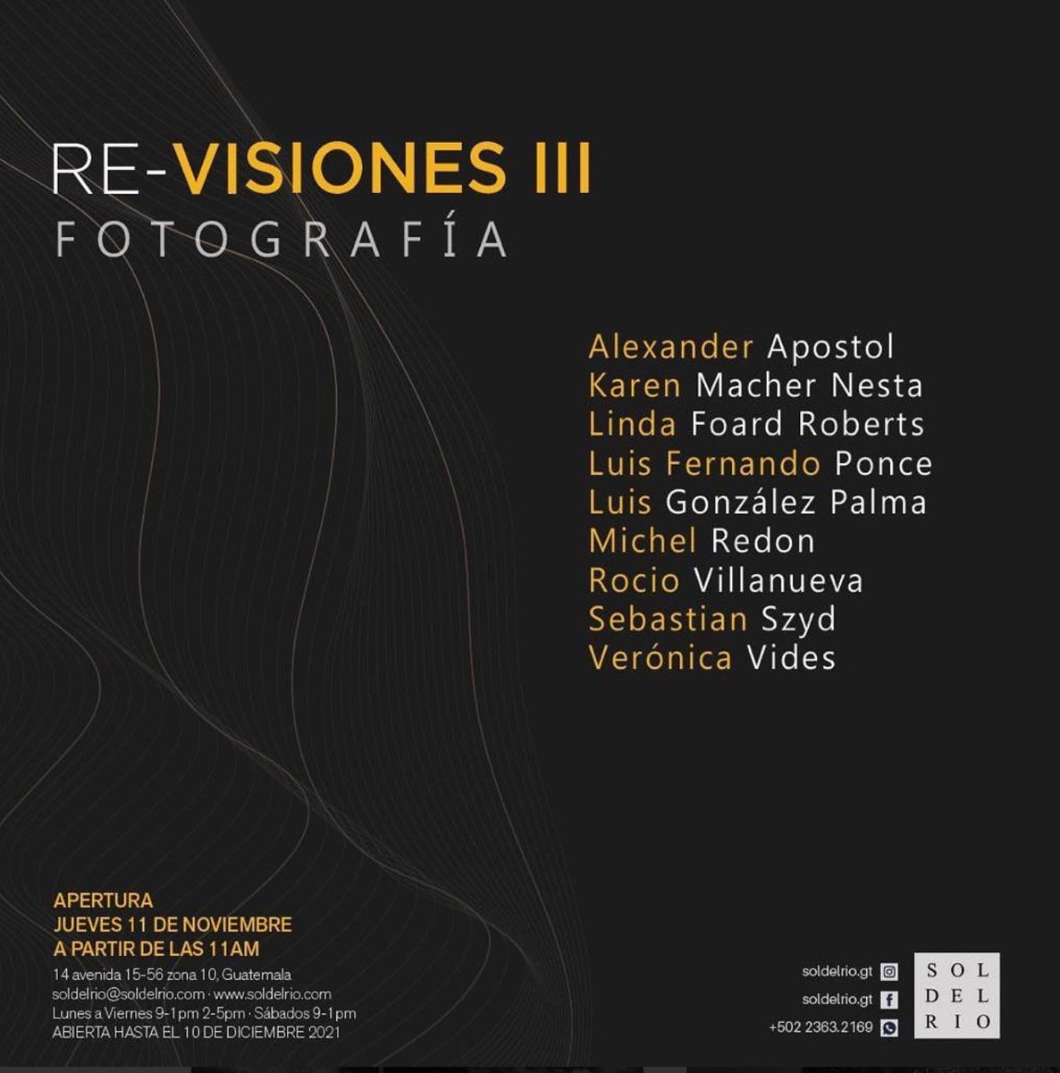 CymeLabs's tweet photo. Are you a fan of Contemporary Art? :) Sol del Rio organizes the re-visiones III fotographia. Don't miss it! 😍🎨

Explore the art's beauty > https://t.co/yD2xSAufOF

@Sand8826 © AlexisT.Edwards ©Linda Foard Roberts ©Luis FernandoPonce ©MichelRedon 
#art #Guatemala  #photography https://t.co/93WRjMRRte