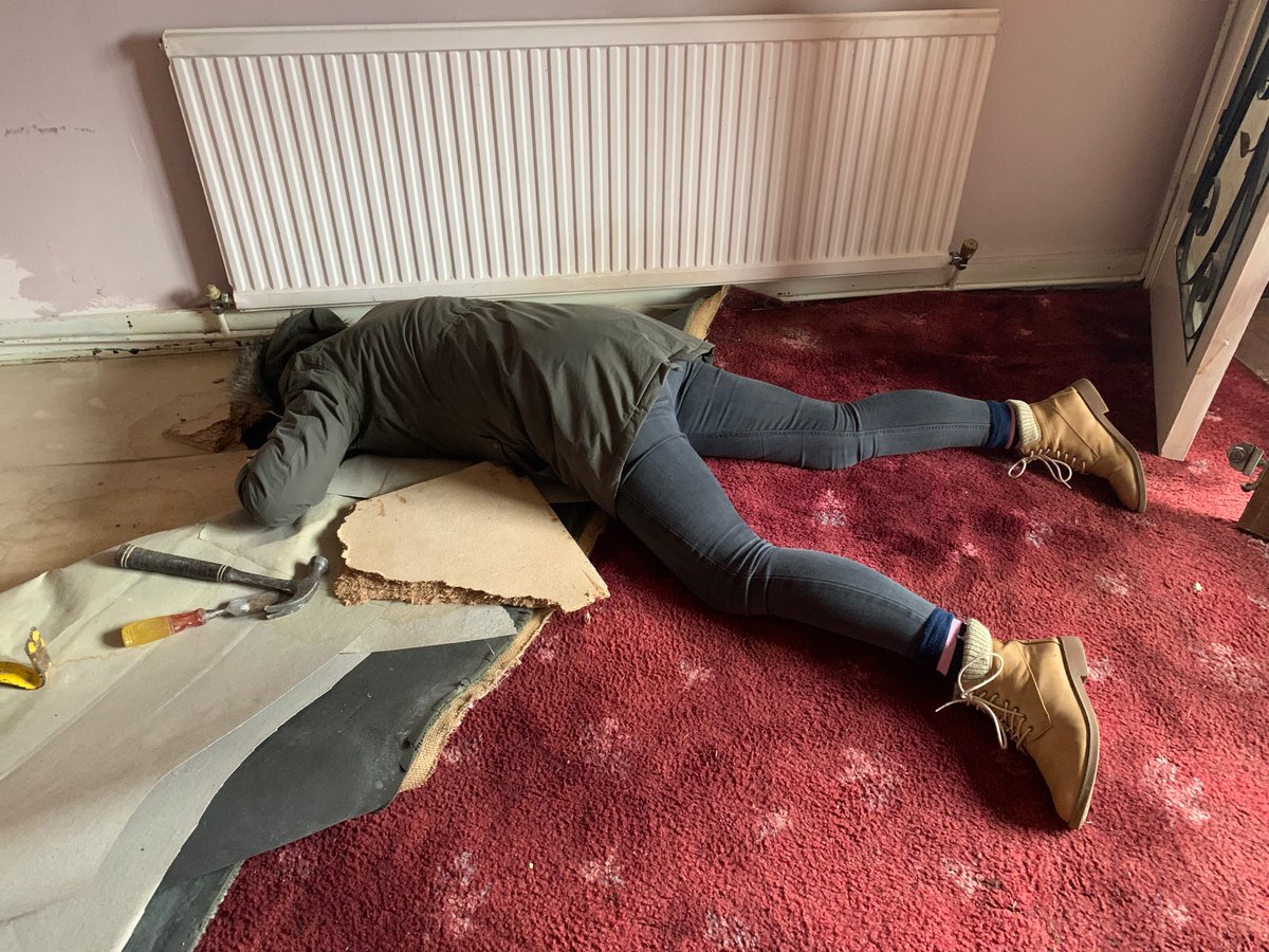 When your client gets really excited about what’s under the floor! Couldn’t resist! #planningconsultant #heritageconsultant #ihbcse #rtpii