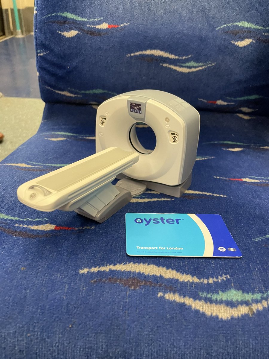 gavinbcf's tweet photo. World’s First….a GE CT Scanner on the #DLR @IMVimaging @imvtechnologies #vetshows Everyday is an amazing day @IMVimaging https://t.co/9hX0DLtOfd